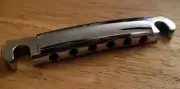 Gibson 1990's Tailpiece Chrome Stop tail Les Paul ES SG USA Replacement