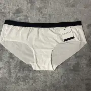 Calvin Klein Women's Medium Seamless Hipster Panty Bikini Brief White
