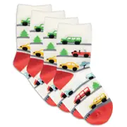 4x Socksmith Kids/Children Novelty Breathable Socks Beep Vroom