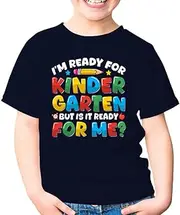 [Generic] Im Ready for Kindergarten First Day Back to School Toddler Shirt Girl Boy