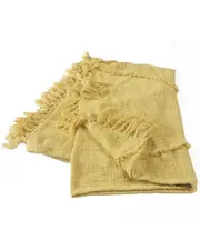 LR Home Bohemian Basics Decorative Diamond Tufted Cotton Throw Blanket