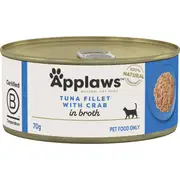 Applaws Cat Food Tuna Fillet With Crab 70g