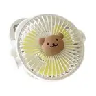 Clip Fan Desk Fan Removable Cover Rechargeable Mini Personal Fan Portable Fan