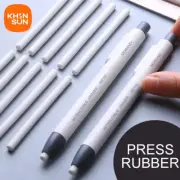 Retractable Pencil Eraser Pencil Rubber Eraser Correction Supplies Writing Corre