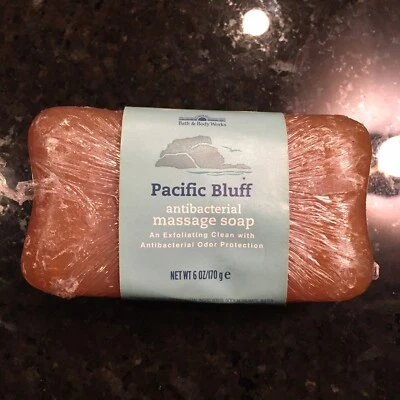 Bath & Body Works PACIFIC BLUFF MASSAGE SOAP BAR HTF Sealed DISCONTINUED