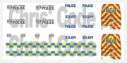 Code 3 Adhesive Vinyl Decal 1/43 1/50 Mercedes Sprinter - City Of London Police