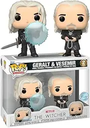 Funko The Witcher TV Geralt and Vesemir US Exclusive Pop! Vinyl Toy Figure (2 Pieces Set)
