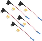 5pcs Car Fuse Tap Adapter Kit Blade Fuse Holder for Automotive Electrical Systems Effortless Installation for Cars Trucks Boats
