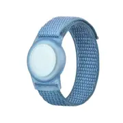 Nevenka Protective Case for Air Tag GPS Tracker Holder with Nylon Bracelet-Cape Blue
