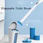 With 10 Refill Heads Toilet Brushes Plastic Bathroom Accessories Bathroom