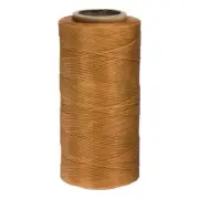 150D Waxed Thread 284 Yards Polyester Leather Sewing Waxed String Golden Yellow