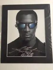 Aldis Hodge Signed Mounted Print • Cross/ Leverage/SPN • Hand Signed Autograph