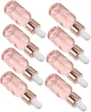 FRCOLOR 8Pcs Light Glass Dropper Bottles Reusable Leak Essential Oil Containers Convenient Travel Oil Dispenser Durable and Compact Design for Liquid Storage