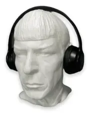 Leonard Nimoy Headphone Holder | Spock Headphone Stand | Bust