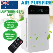 LCD Digital Air Purifier HEPA Filter PM2.5 Smoke Dust Germ Odor Cleaner Home