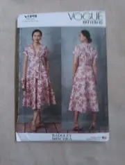 VOGUE DRESS SEWING PATTERN 1898 16-24 WOMEN DESIGNER BADGLEY MISCHKA UNCUT