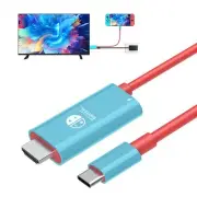 USB C to HDMI Cable Adapter for Nintendo Switch, Portable Switch Dock with 4K...