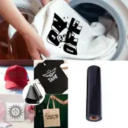 Black On Vinyl HTV Heat Transfer Vinyl For All Cutter Machine Vinyl Heat