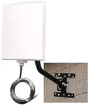 Outdoor 2x2 MIMO Directional WiFi Antennas Long Range 2.4GHz/ 5.8GHz External Panel WiFi Antenna Kit for WiFi Router/Wireless Access Point/Camera with Detachable Antennas (Full Kit)