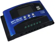 30A Solar Panel Charge Controller 12V 24V Regulator Auto Dual USB Mppt