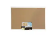 Quart Basics 90x60cm Corkboard Wall Hanging Display Bulletin Pin Board Natural