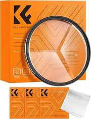 K&F Concept 67mm Triangular Prism Lens Effect Filter, Optical Glass Triple Prism Multi Refraction Images for Camera Creative Photogaphy/Portrait