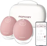 Momcozy Breast Pump Hands Free Mobile Flow | M9, App Discreet Control with Perso