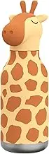 Asobu Bestie Giraffe Double Wall Insulated Water Bottle, Brown, 460 ml Capacity