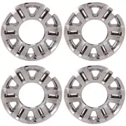 Set of 4 18" 12 Spoke Wheel Skins for 2017-2019 Ford F-250 XLT - Chrome