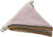 Triangle Flag Banner | Nursery Bunting Banner Flags,Washable Cotton Fabric Flags Pennant Garlands for Bedroom, Kindergarden, Nursery