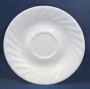 Corelle ELEGANCE Enhancements White Swirl SAUCER