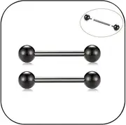 [KOFISNI] Titanium Nipple Rings 14G Titanium Shield Nipple Barbell Rings Piercing Nipple Bar Tongue Jewelry Nipple Jewelry for Women Men
