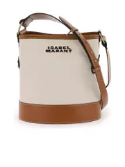 Isabel Marant Samara Cotton Canvas Shoulder Bag