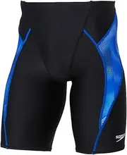 [Speedo] Speed SC62453F Men's Flex Sigma High Waisted Jammer Athletic Swimsuit, Blue/Blue
