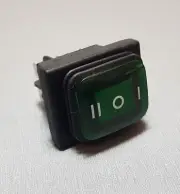 KCD4-203NW DPDT Green Illuminated Waterproof Rocker Switch 16A 250V 1PCS