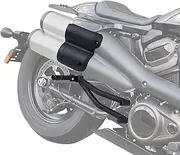 Passenger Footpegs Mount Kit Foldable Foot Rest Pedals Set and Rear Passenger Heat Shield Cover Compatible with Harley Sportster S RH1250 2021 2022 2023 2024 2025