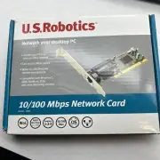 NEW USRobotics 10/100 PCI Network Card Fast Ethernet #7900 WIN DOS Linux UNIX