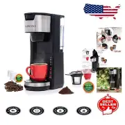 Versatile Brew Method Coffee Maker - K-Cup Compatible, 30oz with Drip Tray
