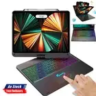 Touchpad Backlit Rotate Keyboard Case For iPad Pro 12.9" 3/4/5/6th Gen 2022 AU