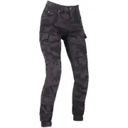 Apache Women Black Camo Motorcycle Jeans