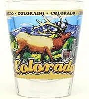Colorado State Wraparound Shot Glass, Glassware