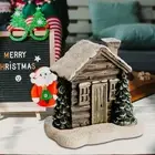 Incense Huts Incense Burner, Snowy Winter Incense Cones for Christmas