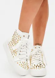 [AZALEA WANG] Demon Studded Sneakers