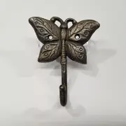 Brainerd Golden Antique Bronze Butterfly Outdoor Hook B37659-GAB-D