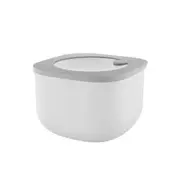 Guzzini Store & More 1.55L Square Shallow Airtight Container w/ Lid Dark Grey