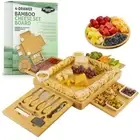 Serving With Charcuterie Boards Drawers - Expandable Bamboo Cheese Set Staless