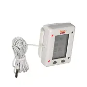 Maverick Waterproof Digital Refrigerator Freezer Thermometer Large LCD - White