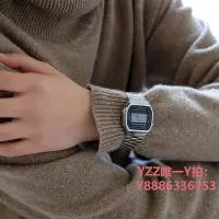 在飛比找Yahoo!奇摩拍賣優惠-手錶卡西歐CASIO復古時尚INS潮流方形男士多功能電子手表