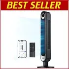 Oscillating Tower Fan with Alexa & Google Control - Bladeless Comfort for Home