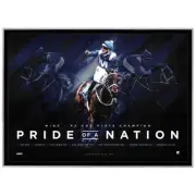Winx "Pride Of A Nation" 4 x Cox Plate Print Framed